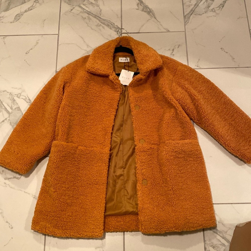 PLST teddy coat size M